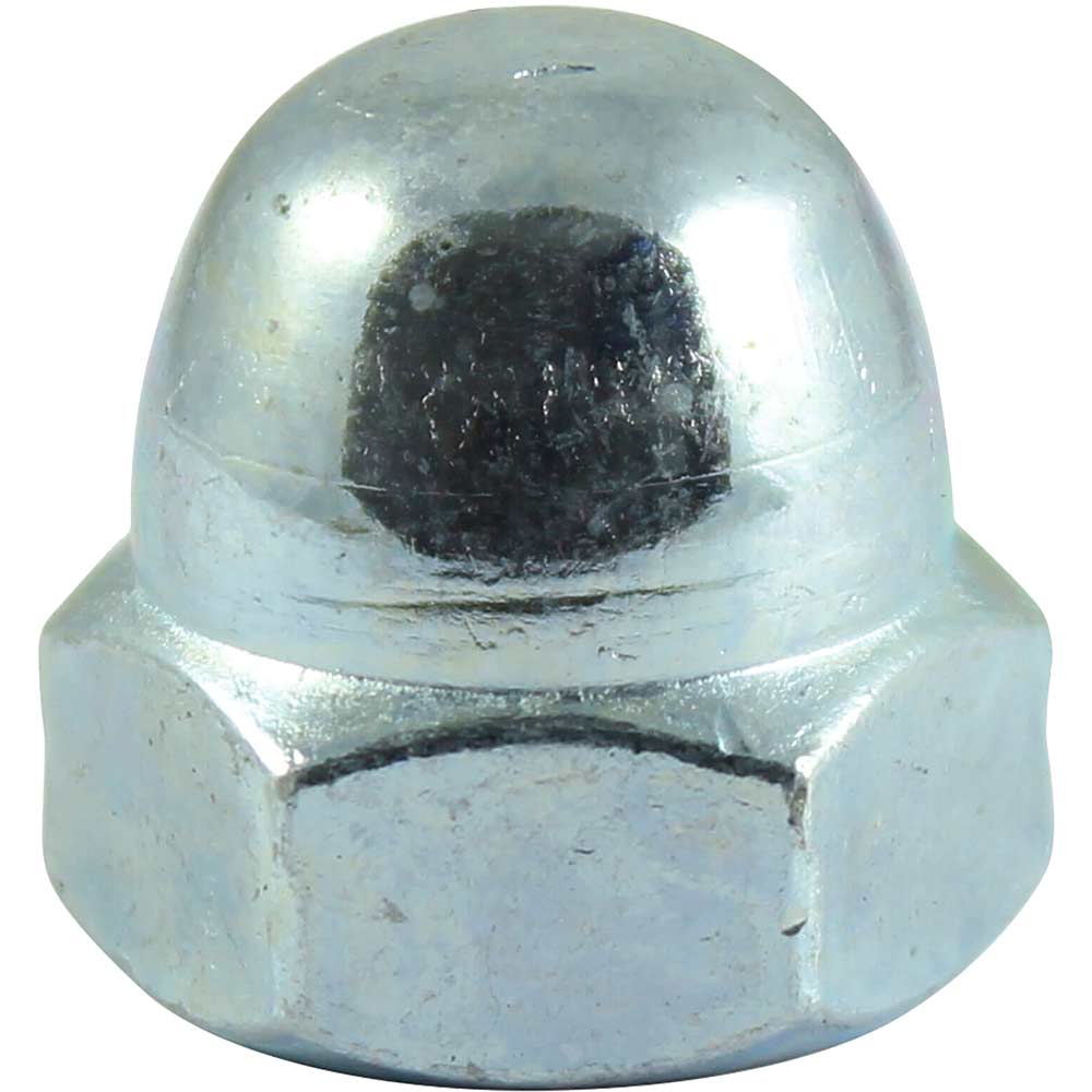 Timco Hexagon Dome Nuts Bright Zinc Plated