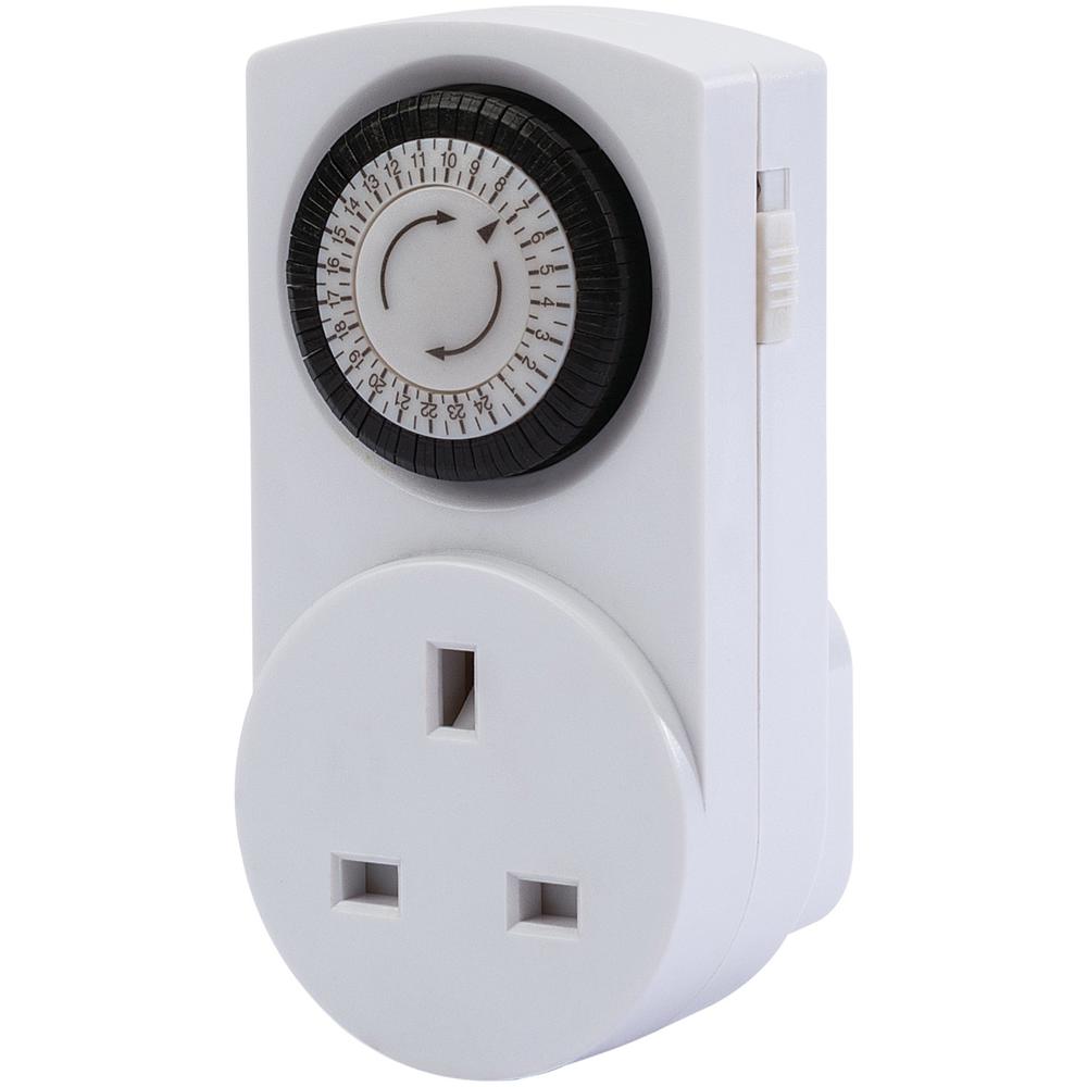 Timer Plug One Click Draper 3 Piece 24 Hour Mechanical Plug Socket Timer Set | Mechanical Timers