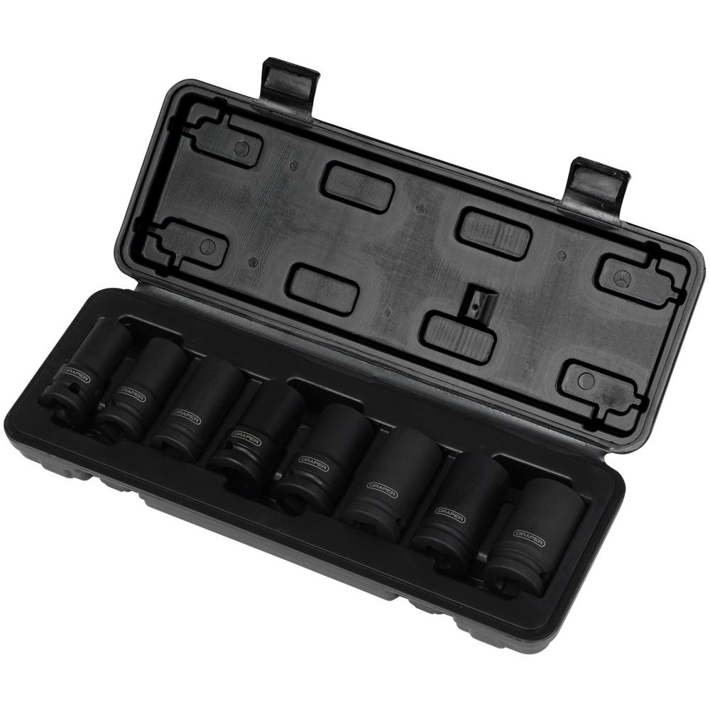 Draper 8 Piece 1/2" Drive Locking Wheel Nut Removal Socket Set