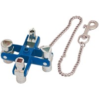 Draper Expert Master Utility Key with Key Chain and Belt Clip