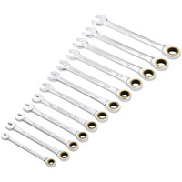 Draper Expert 12 Piece Hi-Torq Ratchet Combination Spanner Set