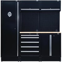 Bunker 11 Piece Hardwood Worktop Modular Storage System