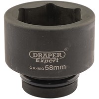 Draper Expert 1" Drive Hexagon Impact Socket Metric