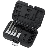 Draper 17 Piece Brake Caliper Socket and Bit Set 
