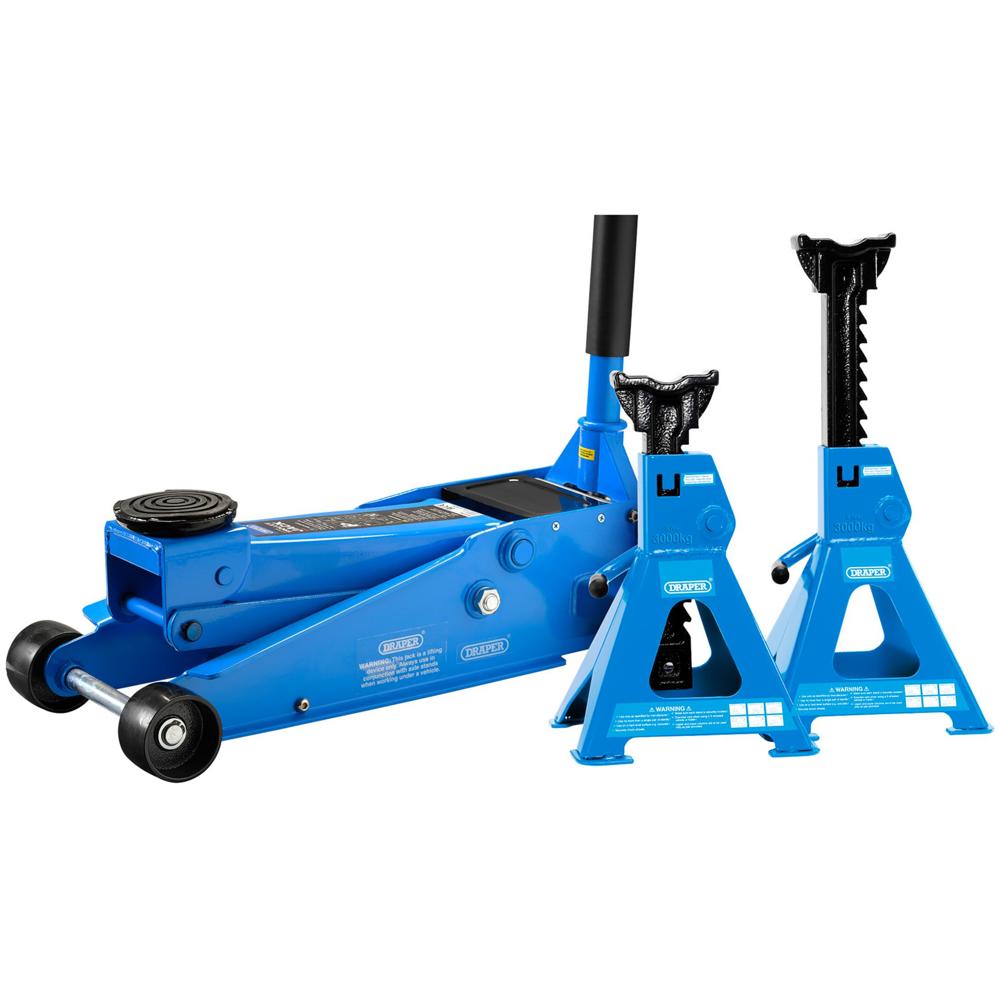 Draper Trolley Jack and Axle Stands Kit