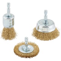 Draper 3 Piece Crimped Wire Brush Set