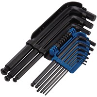 Draper Expert 9 Piece Ball End Hexagon Allen Key Set Metric