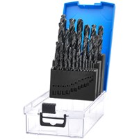 Draper 25 Piece Black Oxide Coated HSS Drill Bit Set