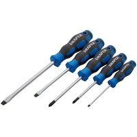 Draper 5 Piece Soft Grip Screwdriver Set