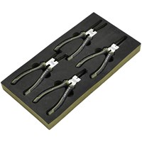 Draper Expert 4 Piece Circlip Pliers Set in Foam Tray 