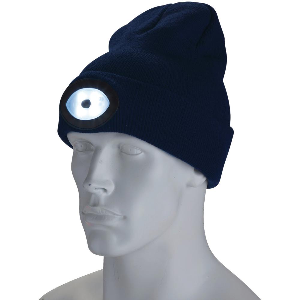 Draper Beanie Hat and USB Rechargeable LED Headlight