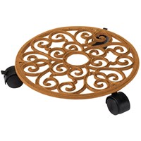 Draper Cast Iron Plant Pot Caddy