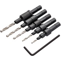 Draper 5 Piece Countersinking Drill Bit Set
