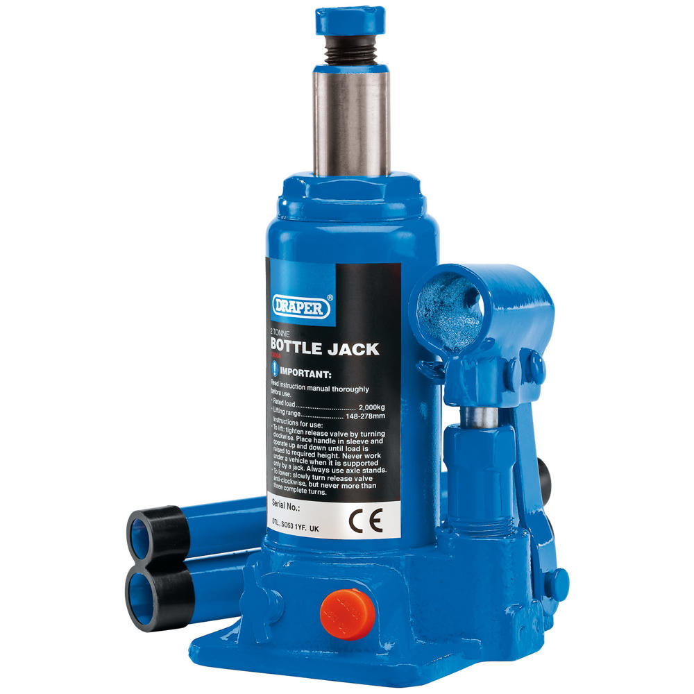 Draper 130 Series Hydraulic Bottle Jack