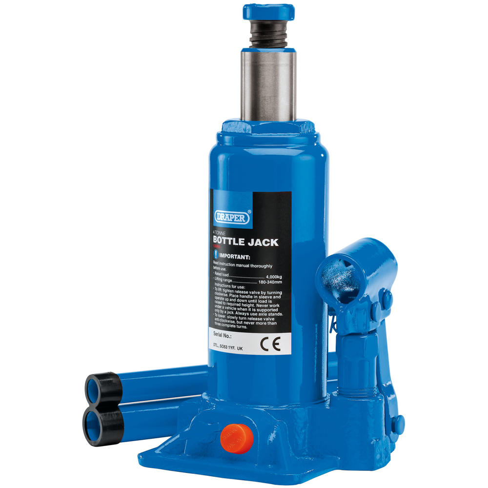 Draper 130 Series Hydraulic Bottle Jack