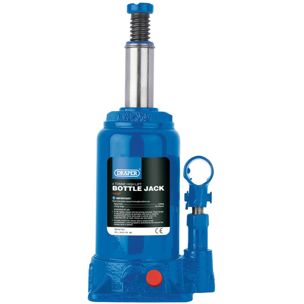 Draper High Lift Hydraulic Bottle Jack
