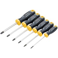 Draper 6 Piece Soft Grip Security Torx Screwdriver Set 