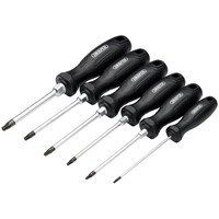 Draper 6 Piece Hard Grip Security Torx Screwdriver Set 