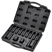 Draper 16 Piece 3/4" and 1" Drive Heavy Duty Automotive Socket Bit Set