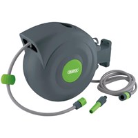 Draper Wall Mounted Auto Garden Hose Reel