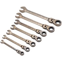 Draper 7 Piece Combination Flexible Heads Ratchet Spanner Set