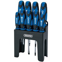 Draper 9 Piece Soft Grip Screwdriver Set