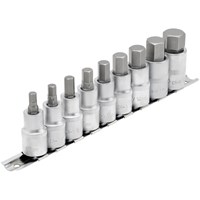 Draper 9 Piece 1/2" Drive Hexagon Socket Bit Set