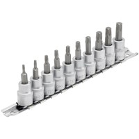 Draper 10 Piece 3/8" Drive Torx Socket Bit Set