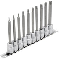 Draper 10 Piece 3/8" Drive Long Torx Socket Bit Set