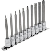 Draper 10 Piece 3/8" Drive Long Torx Socket Bit Set