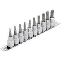 Draper 10 Piece 3/8" Drive Torx Plus Socket Bit Set