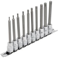 Draper 10 Piece 3/8" Drive Torx Plus Long Socket Bit Set
