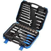 Draper 75 Piece Combination Drive Bit, Socket and Spanner Set