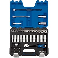 Draper Expert 42 Piece 3/8" Drive Bi Hex Socket Set Metric