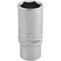 Draper 3/8" Drive Satin Finish Deep Hexagon Socket Metric