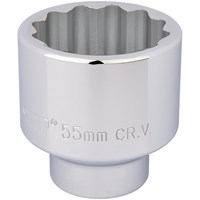 Draper 3/4" Drive Polished Finish Bi Hexagon Socket Metric