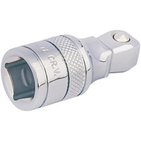 Draper 1/2" Drive Polished Chrome Wobble Socket Extension Bar