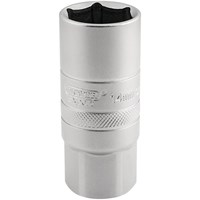 Draper 1/2" Drive Satin Chrome Hexagon Spark Plug Socket