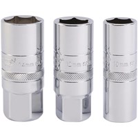 Draper 3 Piece 1/2" Drive Spark Plug Socket Set