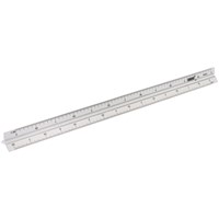 Draper Aluminium Triangle Scale Graduations Ruler