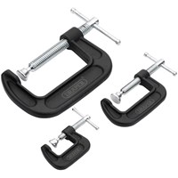 Draper 3 Piece Heavy Duty G Clamp Set
