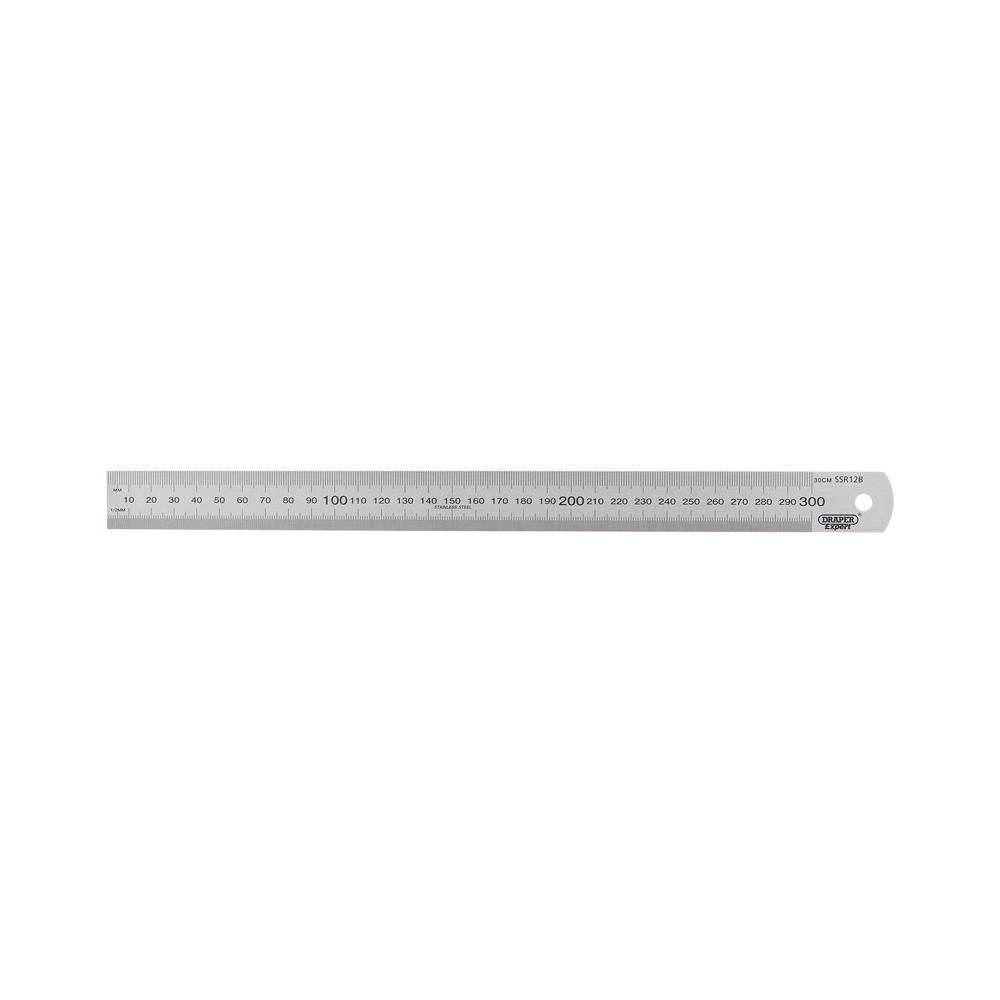 Draper Expert Stainless Steel Rule - 12