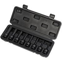 Draper Expert 8 Piece 1/2" Drive Hexagon Impact Socket Bit Set Metric