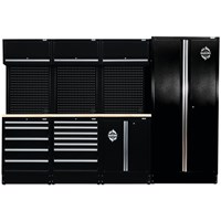 Bunker 15 Piece Hardwood Worktop Modular Storage System Combo 