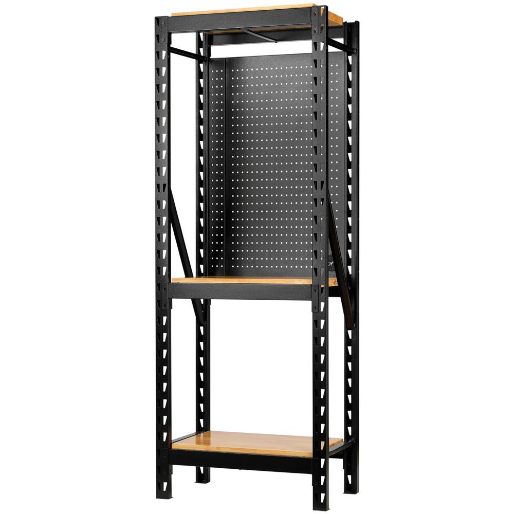 Bunker 17 Piece Modular 3 Tier Hardwood Shelf Racking Unit | Racking