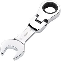 Draper Hi-Torq Stubby Flexible Head Ratchet Combination Spanner