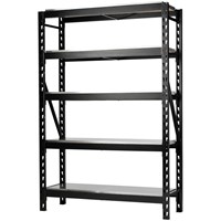 Bunker 22 Piece Modular 5 Tier Stainless Steel Shelf Racking Unit 