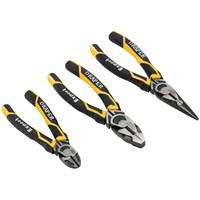 Draper Expert 3 Piece Yellow High Leverage Plier Set
