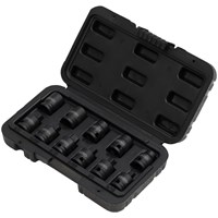 Draper 11 Piece 3/8" Drive Impact Pipe Plug Socket Set 