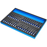 Bunker 3/8" Drive Specialist Socket Bit Set in EVA Foam Inlay 